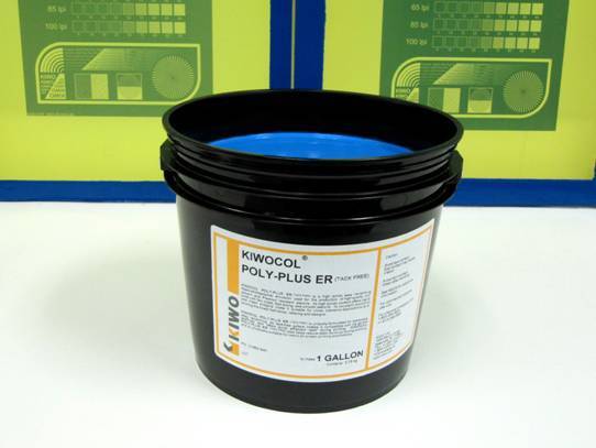 KIWOCOL POLY-PLUS ER (TACK FREE)DIAZO-PHOTOPOLYMER UNDYED EMULSION